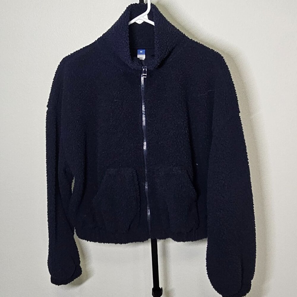 Fluffy zip-up